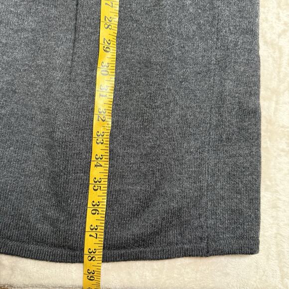 J. Mclaughlin 100% Wool Gray Open Cardigan Sweater Long Women's Size XL - Picture 7 of 7